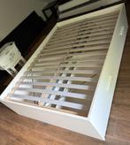 Brimnes bed 140x200 IKEA met achterwand en 4 laden GRATIS, Huis en Inrichting, Slaapkamer | Bedden, Ophalen, Gebruikt, Wit, Tweepersoons