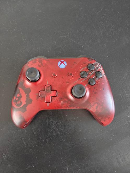 Gears of war 4 crimson omen controller, Spelcomputers en Games, Spelcomputers | Xbox | Accessoires, Zo goed als nieuw, Xbox One