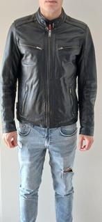 Lederen jack van AIM, Ophalen, Aim, Maat 48/50 (M), Zwart