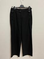 Broek22 - Zwarte Cora Kemperman broek met wijde pijpen mt M, Ophalen of Verzenden, Zo goed als nieuw, Zwart, Lang
