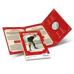 Jaap Eden Vijfje 2019 Zilver Proof, Postzegels en Munten, Munten | Nederland, Ophalen of Verzenden, Euro's, Zilver