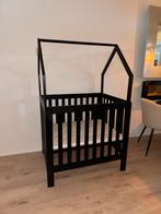 Zwarte babybox incl. matras, Nijntje boxkleed, Ophalen, Gebruikt, Vierkant, Boxkleed