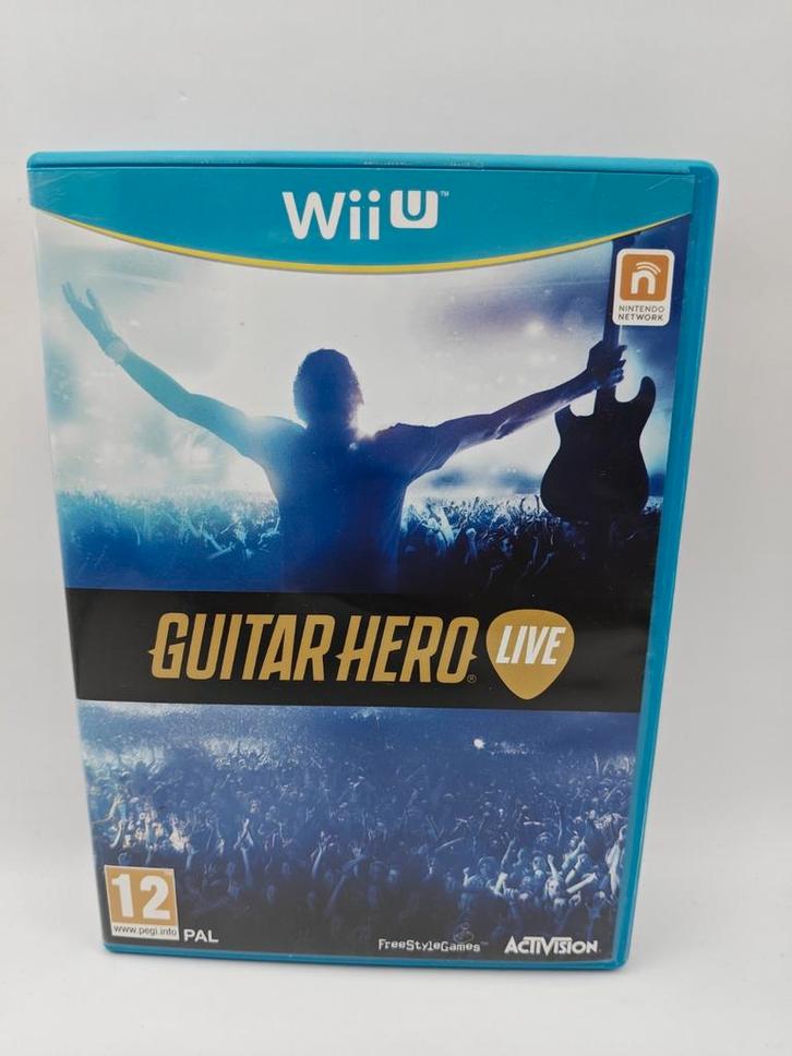 Guitar Hero Live Wii U, Spelcomputers en Games, Games | Nintendo Wii U, Zo goed als nieuw, Muziek, 1 speler, Vanaf 12 jaar, Ophalen of Verzenden