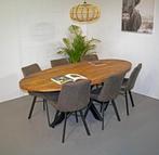 Eettafel mangohout, Huis en Inrichting, Tafels | Eettafels, Ophalen, 100 tot 150 cm, 200 cm of meer, Zo goed als nieuw