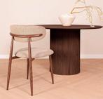 4 Japandi Eetkamerstoelen Taupe, Huis en Inrichting, Stoelen, Overige kleuren, Nieuw, Ophalen of Verzenden, Vijf, Zes of meer stoelen