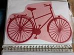 Fietsen applicatie strijk, Hobby en Vrije tijd, Ophalen of Verzenden, Zo goed als nieuw