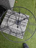 Metalen wandklok, Huis en Inrichting, Woonaccessoires | Klokken, Ophalen of Verzenden, Wandklok