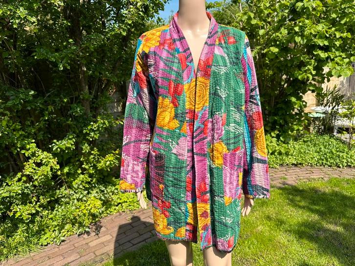 Kantha dubbelzijdig splinternieuw uniek ontwerp, Kleding | Dames, Jasjes, Kostuums en Pakken, Nieuw, Maat 38/40 (M), Ophalen of Verzenden