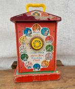 Tijdklok, Muziek, Fisherprice, 1970, Vintage, Kind, spelen, Ophalen of Verzenden, Gebruikt, Speelset
