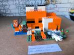 Minecraft 21178 De Vossen Hut Lego Set, Ophalen of Verzenden, Zo goed als nieuw, Overige merken
