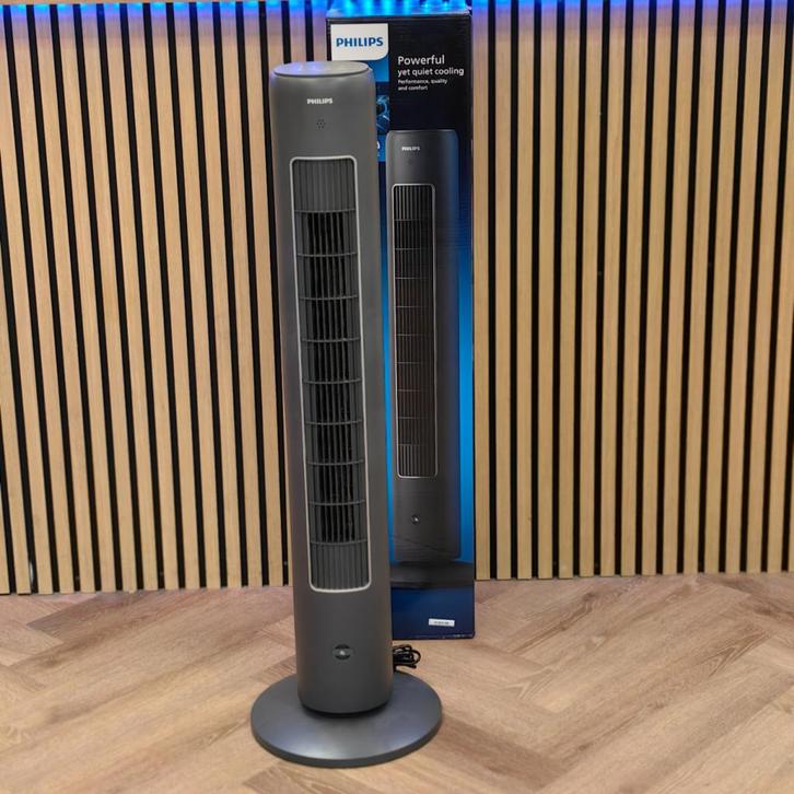 Philips Tower Fan 5000 Series | Ventilator | Zwart - In Nett, Witgoed en Apparatuur, Airco's, Zo goed als nieuw