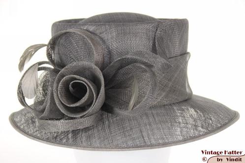 Dameshoed grijs sisal sinamay 57,5 nieuw gratis verzenden NL, Kleding | Dames, Hoeden en Petten, Nieuw, Hoed, 56 of 57 cm (M, 7 of 7⅛ inch)