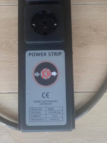 Kemp Power Strip 4 outlets incl. Hi power kabel beschikbaar voor biedingen