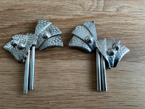 Vintage jaren 60 oorbellen., Sieraden, Tassen en Uiterlijk, Oorbellen, Zo goed als nieuw, Overige materialen, Ophalen of Verzenden