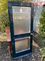 Hardhout deur met 3-punt sluiting, Doe-het-zelf en Verbouw, Ophalen, Gebruikt, 80 tot 100 cm, Buitendeur