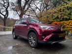 Toyota Rav4 2.5 Vvt-i Hybrid 155pk AWD Aut 2018 Rood, Auto's, Automaat, Zwart, 1650 kg, Leder