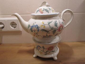 Delia Villeroy en Boch theepot en theelichthouder beschikbaar voor biedingen