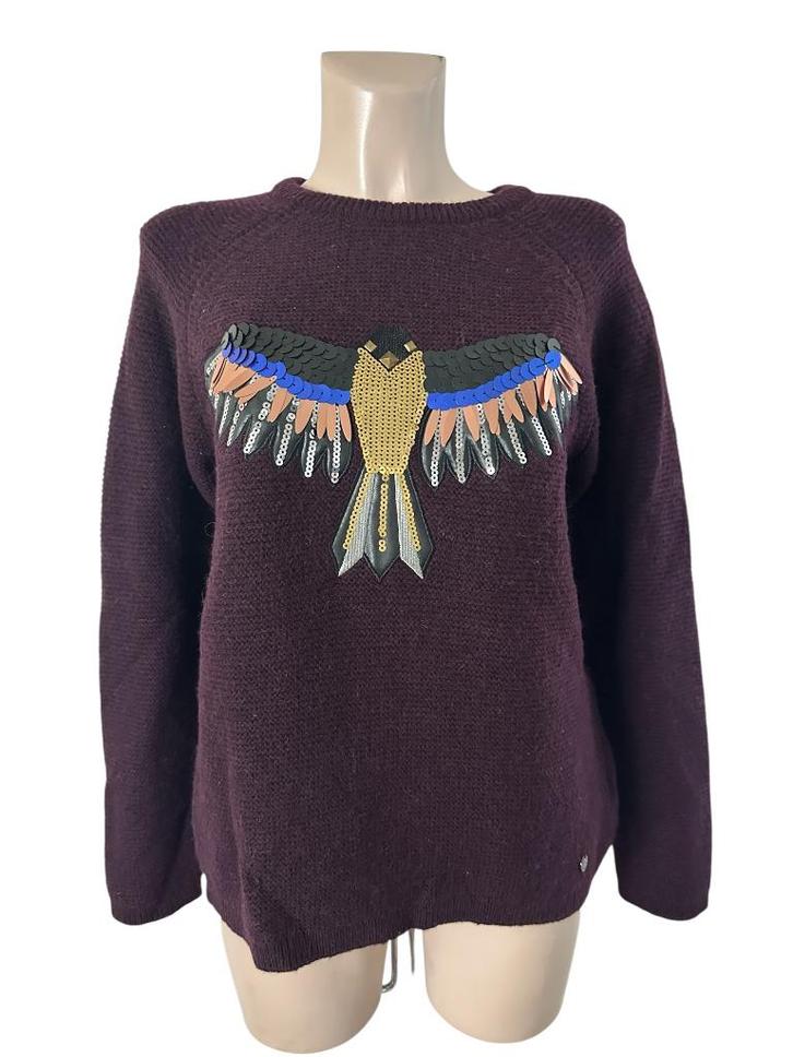 Xandres trui M, Kleding | Dames, Truien en Vesten, Zo goed als nieuw, Maat 46/48 (XL) of groter, Zwart, Ophalen of Verzenden