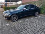 Mercedes-Benz C-Klasse 1.8 C180 Kompressor Sedan 2007 Zwart, Auto's, Achterwielaandrijving, Zwart, Zwart, 75 €/maand