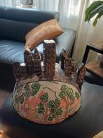 Design keramiek stad/ dorp/ kunstenaar  r.dom, Ophalen of Verzenden