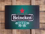 Heineken logo groen reclamebord van metaal wandbord deco, Verzamelen, Merken en Reclamevoorwerpen, Reclamebord, Info@deconoord.nl