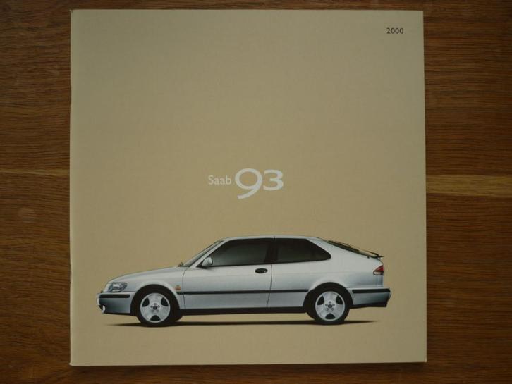 Saab 9-3 (2000), Boeken, Auto's | Folders en Tijdschriften, Nieuw, Overige merken, Ophalen of Verzenden