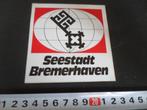 sticker Duitsland Seestadt Bremerhaven, Ophalen, Zo goed als nieuw, Sticker