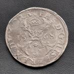 Patagon antwerpen 1568 zilver zuidelijke nederlanden filips, Vóór koninkrijk, Zilver, Losse munt, Overige waardes