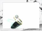 322959 Ontdek Onze 14K Gouden Diamanten Solitaire Ring!, Ophalen of Verzenden, Zo goed als nieuw, 17 tot 18, Met edelsteen