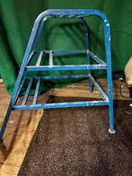 Blauwe Trap - Gebruikt, Doe-het-zelf en Verbouw, Ladders en Trappen, Ophalen of Verzenden, Gebruikt, Trap, Minder dan 2 meter