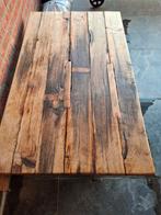 Boomstam salontafel, Huis en Inrichting, Ophalen, Gebruikt, 100 tot 150 cm, 50 tot 100 cm