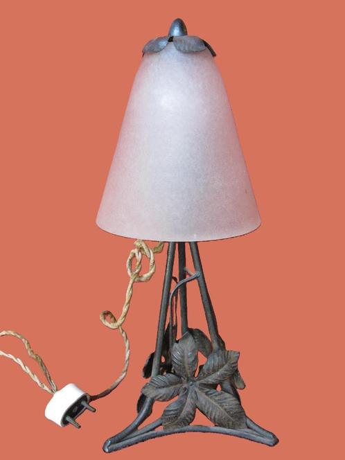 Lamp gesigneerd - Schneider - periode 1920., Antiek en Kunst, Antiek | Lampen, Ophalen