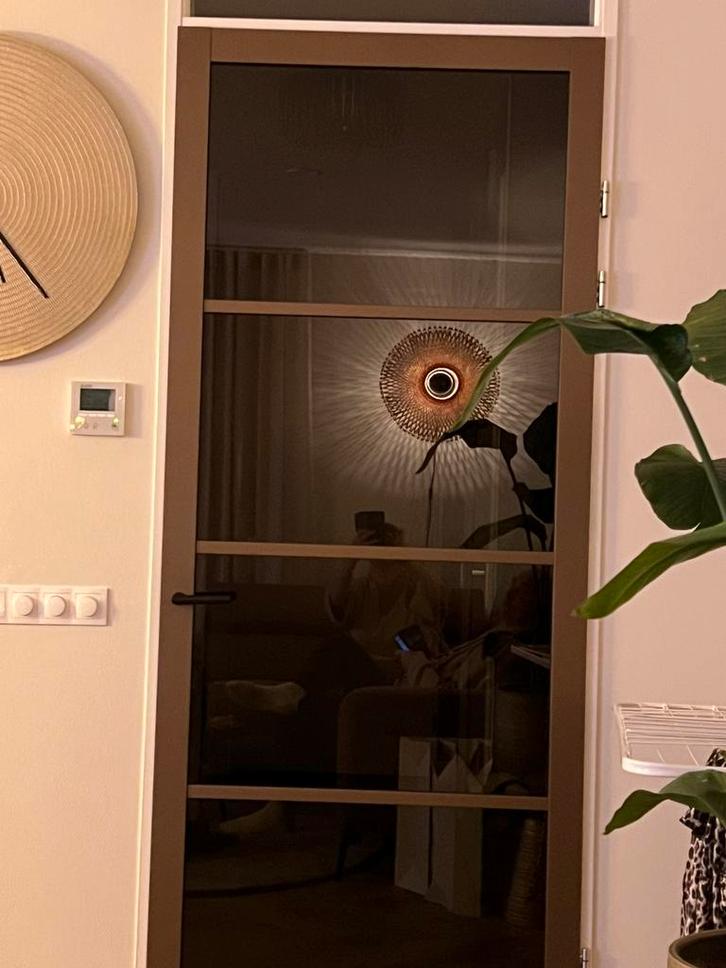 Opdekdeur Svedex brons, Doe-het-zelf en Verbouw, Deuren en Horren, Nieuw, Binnendeur, 215 cm of meer, 80 tot 100 cm, Hout, Ophalen