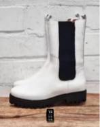 DWARS - Leren biker chelsea boots maat 39 - Nieuw €129 DWRS, DWRS, Wit, Lage of Enkellaarzen, Nieuw