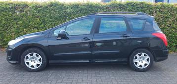 Peugeot 308 1.4 VTI 16V SW 2009 Zwart beschikbaar voor biedingen