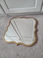 Mooie Spiegel met Gouden Rand, Huis en Inrichting, Woonaccessoires | Spiegels, Ophalen, Zo goed als nieuw, Minder dan 100 cm, Overige vormen