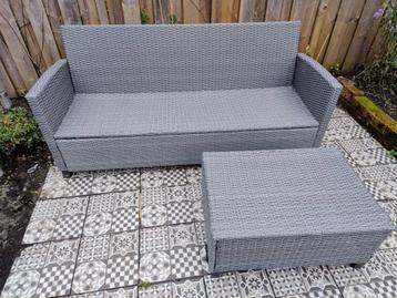 Loungeset - Wicker - zgan beschikbaar voor biedingen