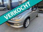 Peugeot 206 CC 1.6-16V Roland Garros Clima leder nieuwstaat!, Voorwielaandrijving, Gebruikt, 4 cilinders, Cabriolet