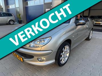 Peugeot 206 CC 1.6-16V Roland Garros Clima leder nieuwstaat! beschikbaar voor biedingen
