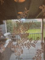 Gordijnen 2 stuks vitrage brocantestijl, Huis en Inrichting, Ophalen of Verzenden, 200 cm of meer, 150 tot 200 cm