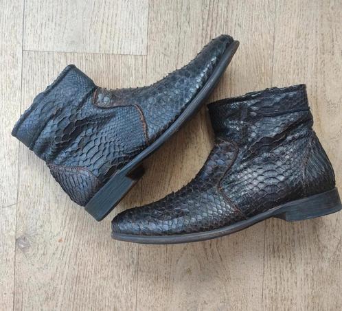 Python slangenleren laarzen van Blackstone, Kleding | Heren, Schoenen, Zo goed als nieuw, Boots, Bruin, Ophalen of Verzenden
