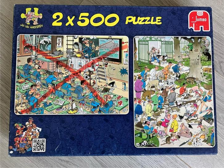 The pee tree 500 stukjes jan van Haasteren, Hobby en Vrije tijd, Denksport en Puzzels, Zo goed als nieuw, 500 t/m 1500 stukjes
