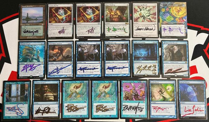 Signed / Gesigneerde | MTG / Magic the Gathering, Hobby en Vrije tijd, Verzamelkaartspellen | Magic the Gathering, Gebruikt, Meerdere kaarten