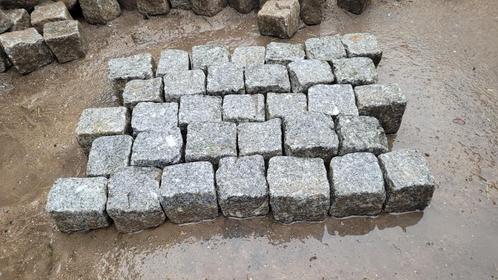 Portugees graniet keitjes/ kinderkoppen, Tuin en Terras, Tegels en Klinkers, Gebruikt, Overige typen, Natuursteen, 10 m² of meer
