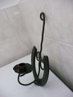 Hoefijzer kandelaar, Ophalen, Gebruikt, 25 tot 50 cm, Metaal