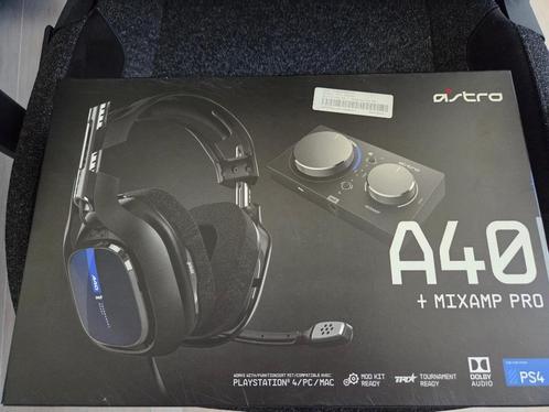 Astro A40 + Mixamp Pro & PS5 Adapter – Top geluid voor gamer, Computers en Software, Headsets, Gebruikt, Over-ear, Bedraad, Gaming headset