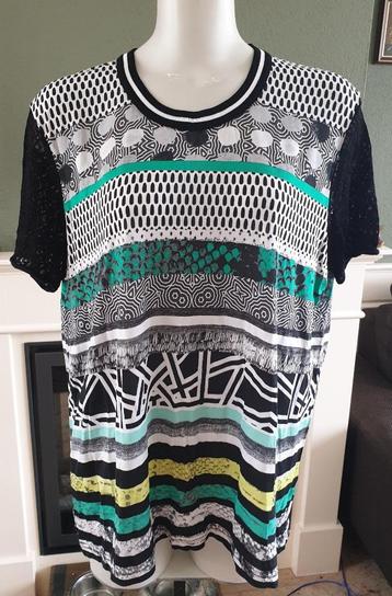 Gerry Weber top shirt kanten mouw 46 XXL | Gratis Verzenden beschikbaar voor biedingen