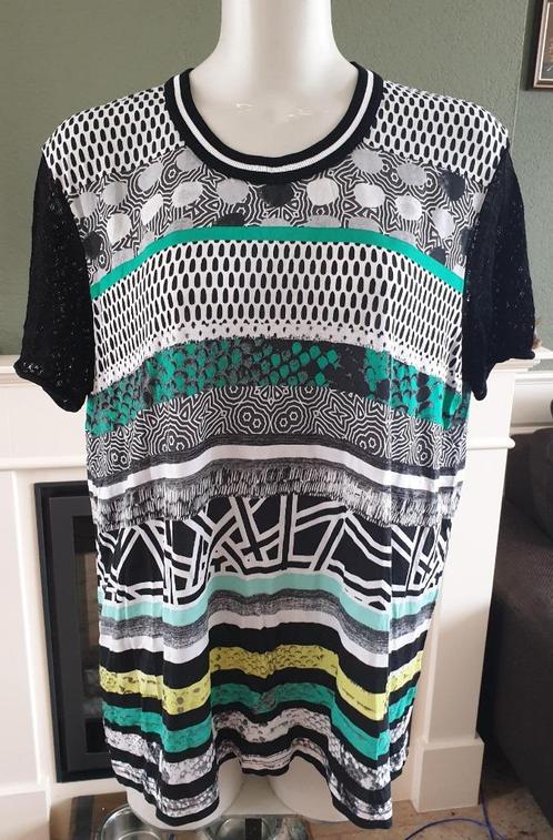 Gerry Weber top shirt kanten mouw 46 XXL | Gratis Verzenden, Kleding | Dames, Tops, Zo goed als nieuw, Maat 46/48 (XL) of groter