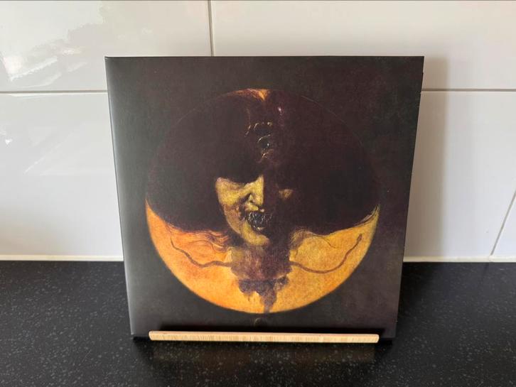 Akhlys Melinoë LP vinyl yellow orange merge black splatter, Cd's en Dvd's, Vinyl | Hardrock en Metal, Nieuw in verpakking, Ophalen of Verzenden