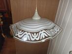 Glazen Hanglamp - Perfecte Staat!, Ophalen, Vintage, Minder dan 50 cm, Glas